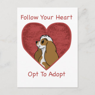 Postal Artículos de rescate de Cocker Spaniel