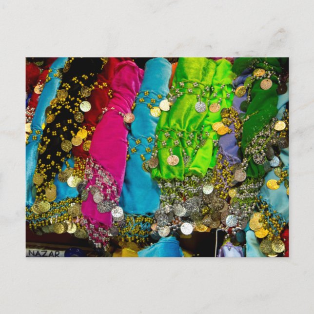 Postal Artículos De Venta En El Mercado De Las Especias,  (Anverso)