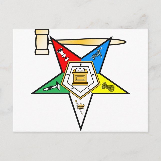 Postal Artículos del Matrón de la estrella oriental (Anverso)