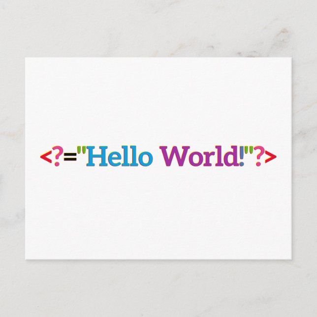 Postal Artículos para bebés nerds (Anverso)