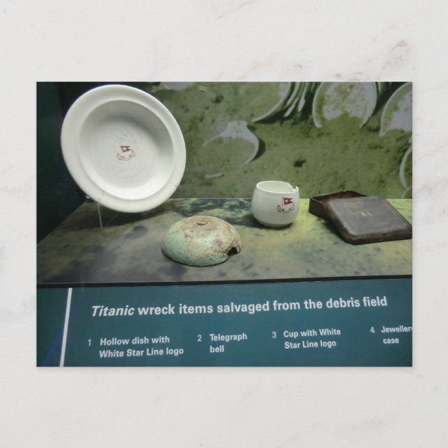 Postal Artículos rescatados del titanio (Anverso)