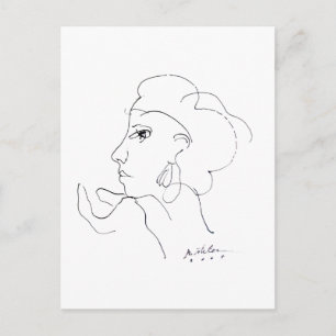 POSTAL ARTILES JEFE DE POSTCARDS DE MUJERES