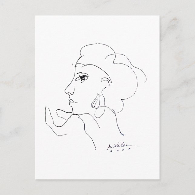 POSTAL ARTILES JEFE DE POSTCARDS DE MUJERES (Anverso)