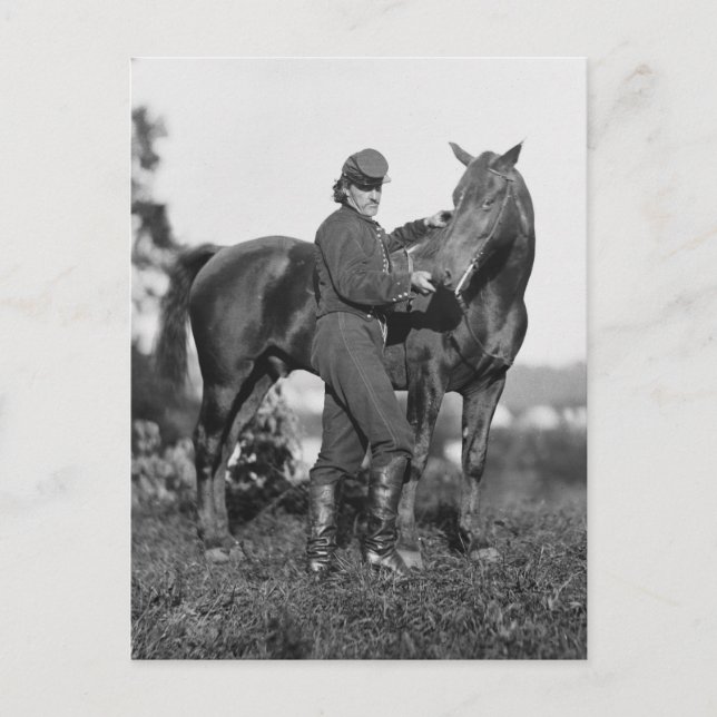 Postal Artillería de caballos de Estados Unidos, 1863 (Anverso)