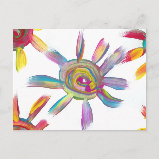 Postal Artista de autismo Candy Waters (Anverso)