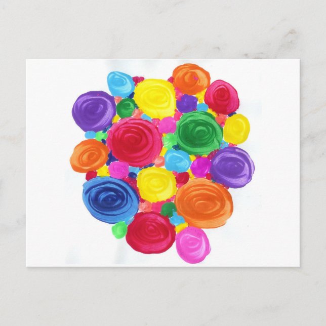 Postal Artista de autismo Candy Waters (Anverso)