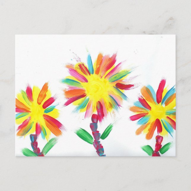 Postal Artista de autismo Candy Waters (Anverso)