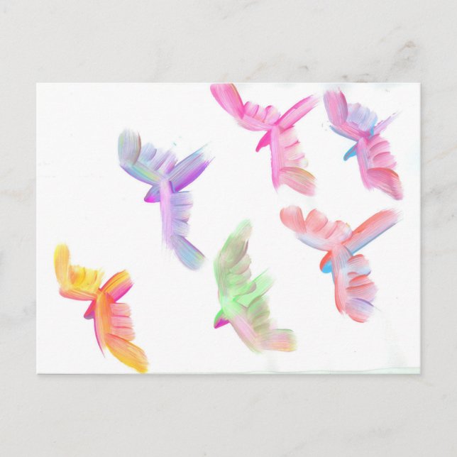 Postal Artista de autismo Candy Waters (Anverso)