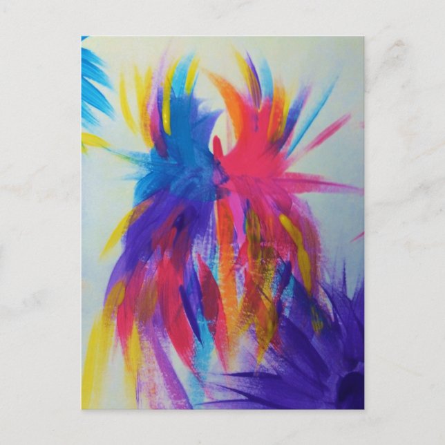 Postal Artista de autismo Candy Waters (Anverso)