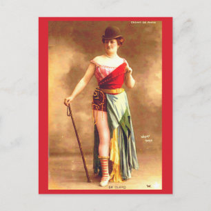 Postal Artista de De Clercq en el Casino de París en los 