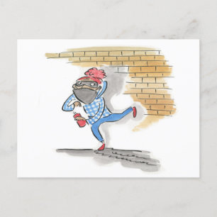 Postal Artista de graffiti