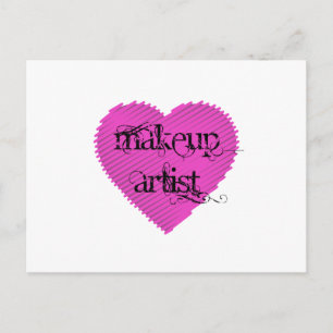 Postal Artista de maquillaje