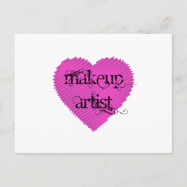 Postal Artista de maquillaje (Anverso)