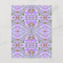 Artista de patrón abstracto de espejo malva chic
