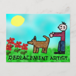 Postal Artista de reemplazo
