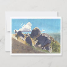 Artista en la costa de California