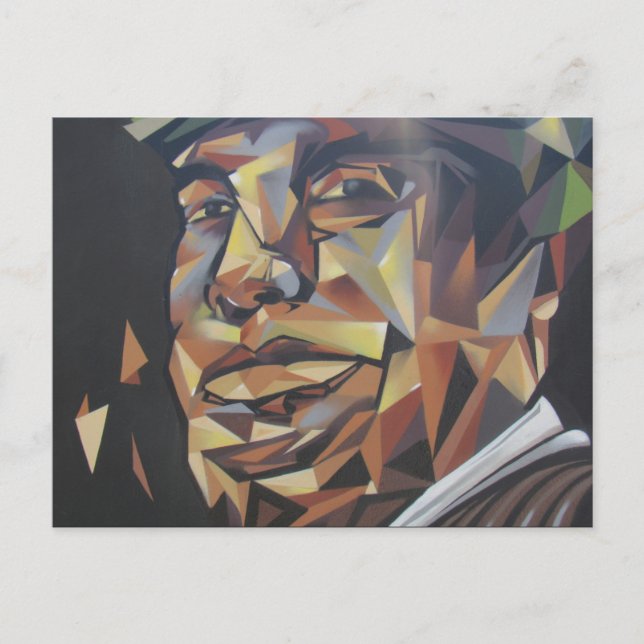 Postal artista gráfico (Anverso)