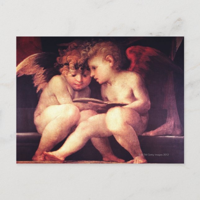 Postal Artista: Rosso Fiorentino, siglo XVI (Anverso)