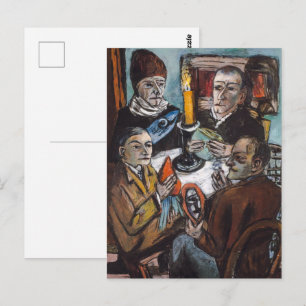 Postal Artistas con Verduras Max Beckmann
