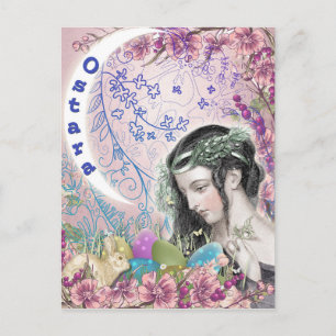 Postal artística de Ostara Pagan