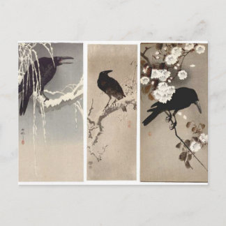 Postal artística japonesa de Crow