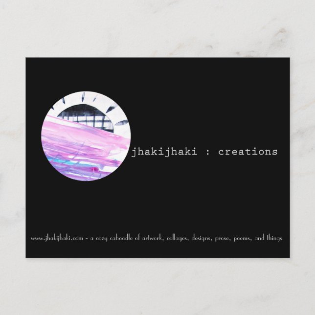 Postal artística, puesta de sol desde cualquier lu (Anverso)