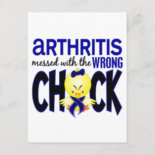 Postal Artritis Enmascarada Con El Chick Equivocado