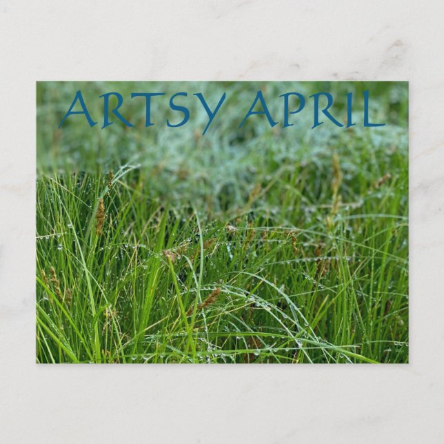 Postal Artsy April (Anverso)
