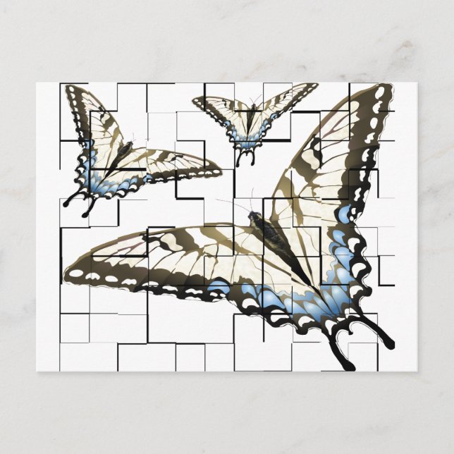Postal Artsy Butterflies (Anverso)
