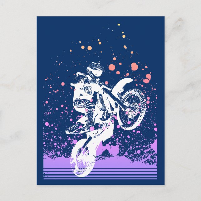 Postal Artsy Dirt Bike (Anverso)