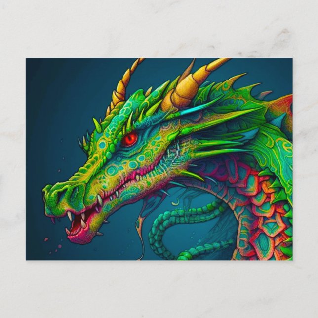 Postal Artsy Dragon (Anverso)