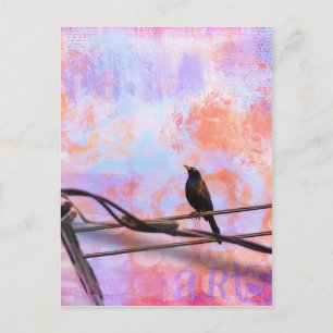Postal Artsy Grackle