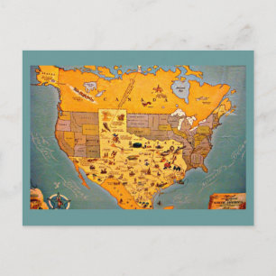 Postal Artwork-50 de Dallas Postcard-Vintage