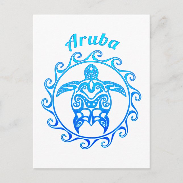 Postal Aruba (Anverso)