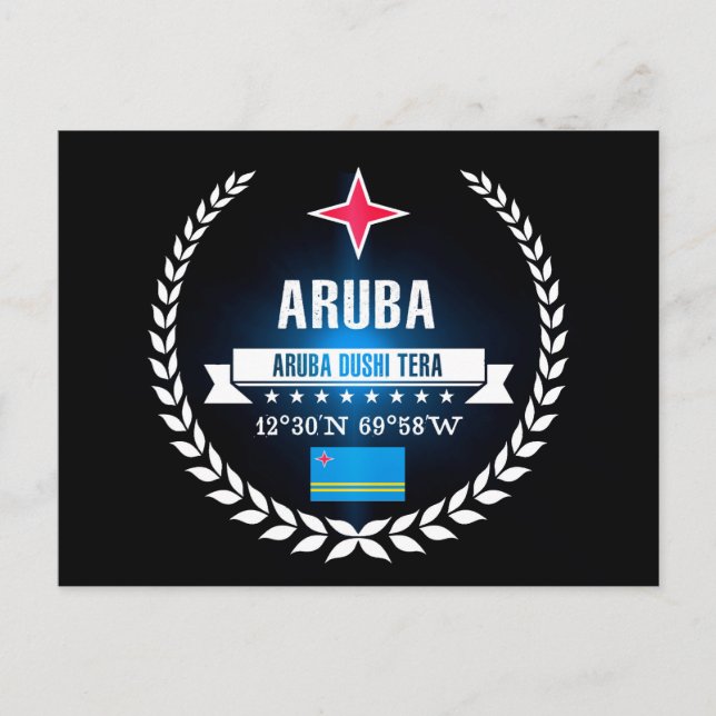 Postal Aruba (Anverso)