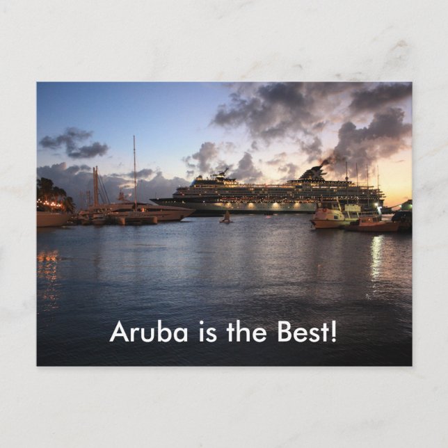 Postal ¡Aruba es lo mejor! (Anverso)