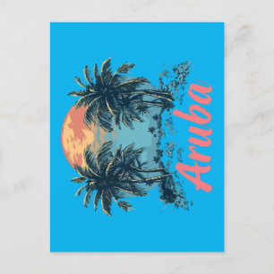 Postal Aruba Island Design (Versión 2) - Postcar estándar