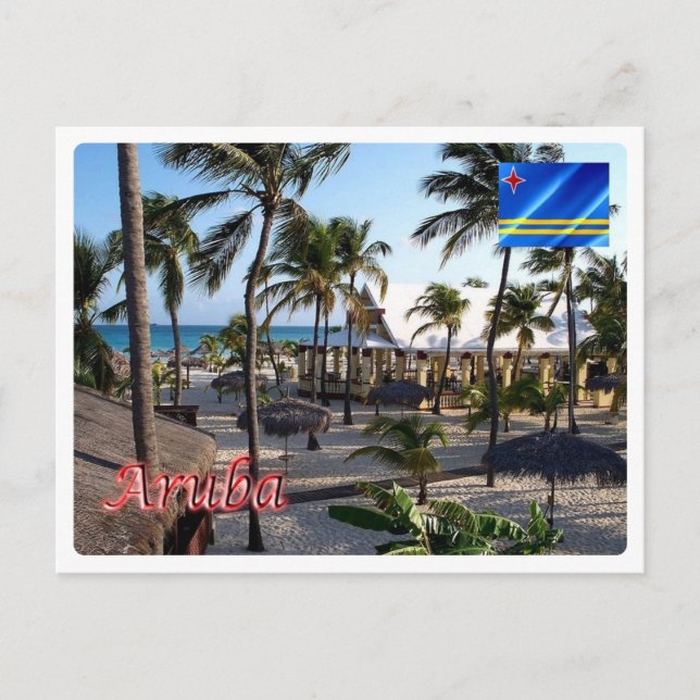 Postal Aruba - Manchebo Beach - (Anverso)