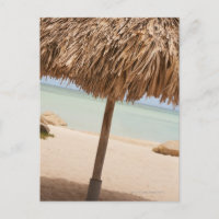 Aruba, palapa en la playa