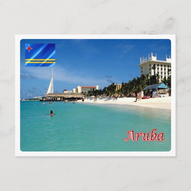 Postal Aruba - Palm Beach - (Anverso)