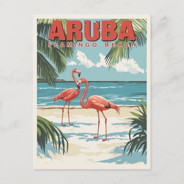 Postal Aruba - Paraíso Tropical de Viajes  (Anverso)