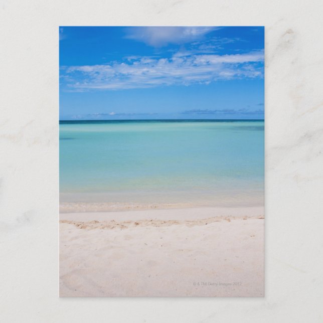 Postal Aruba, playa y mar 3 (Anverso)