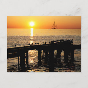 Postal Aruba Sunset