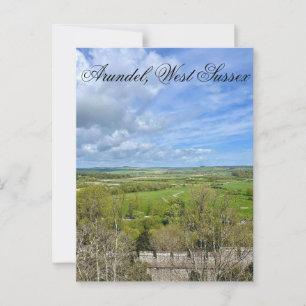 Postal Arundel en primavera, Sussex occidental