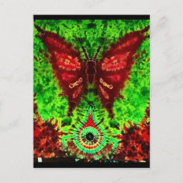 Postal Arván de mariposa