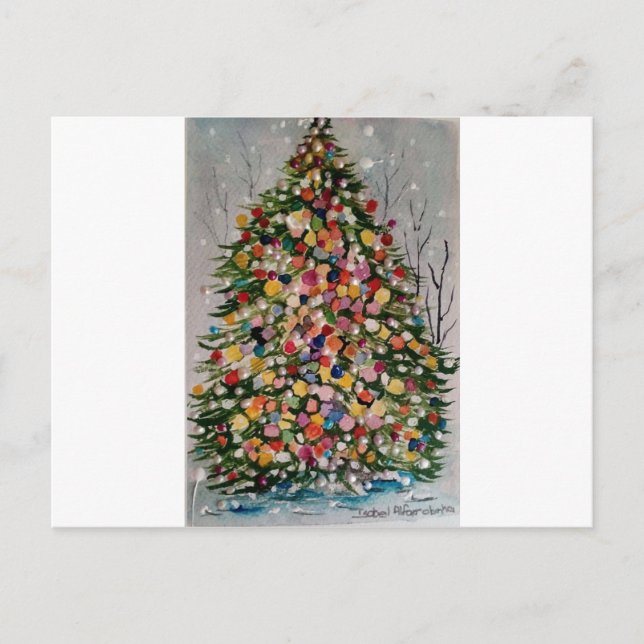 POSTAL ARVORE DE NATAL (Anverso)