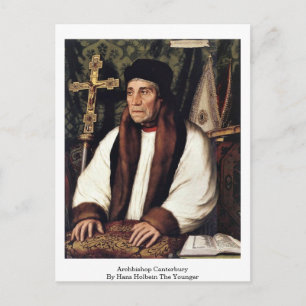Postal Arzobispo Canterbury Por Hans Holbein El Joven