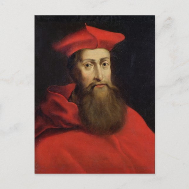 Postal Arzobispo del Cardenal Reginald Pole de Canterbury (Anverso)