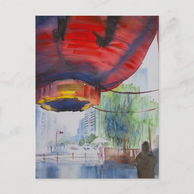 Postal ASAKUSA, Japón (Anverso)