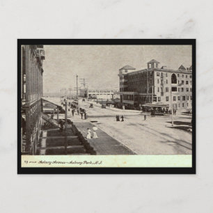 Postal Asbury Ave., Asbury Park NJ Vintage